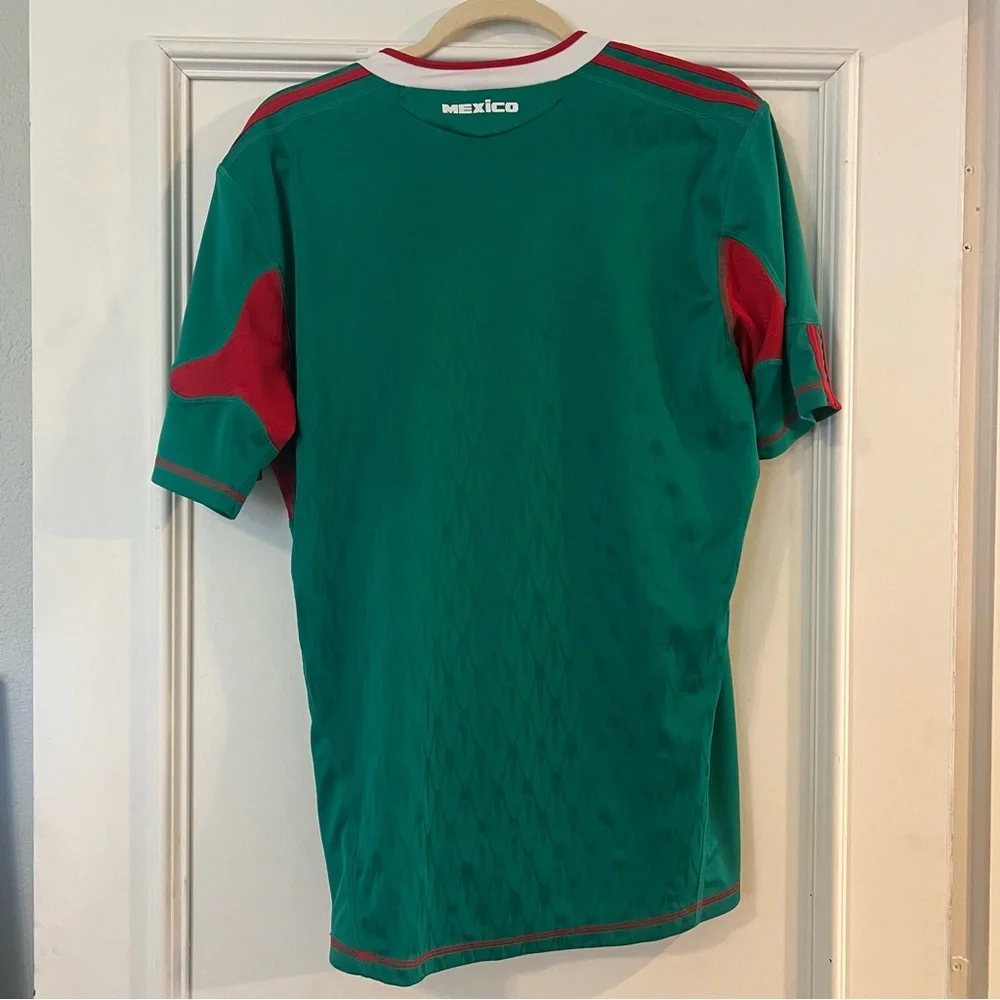 Adidas Mexico 2010 Home Jersey World Cup Special Edition Techfit Player Issued L - Picture 9 of 9